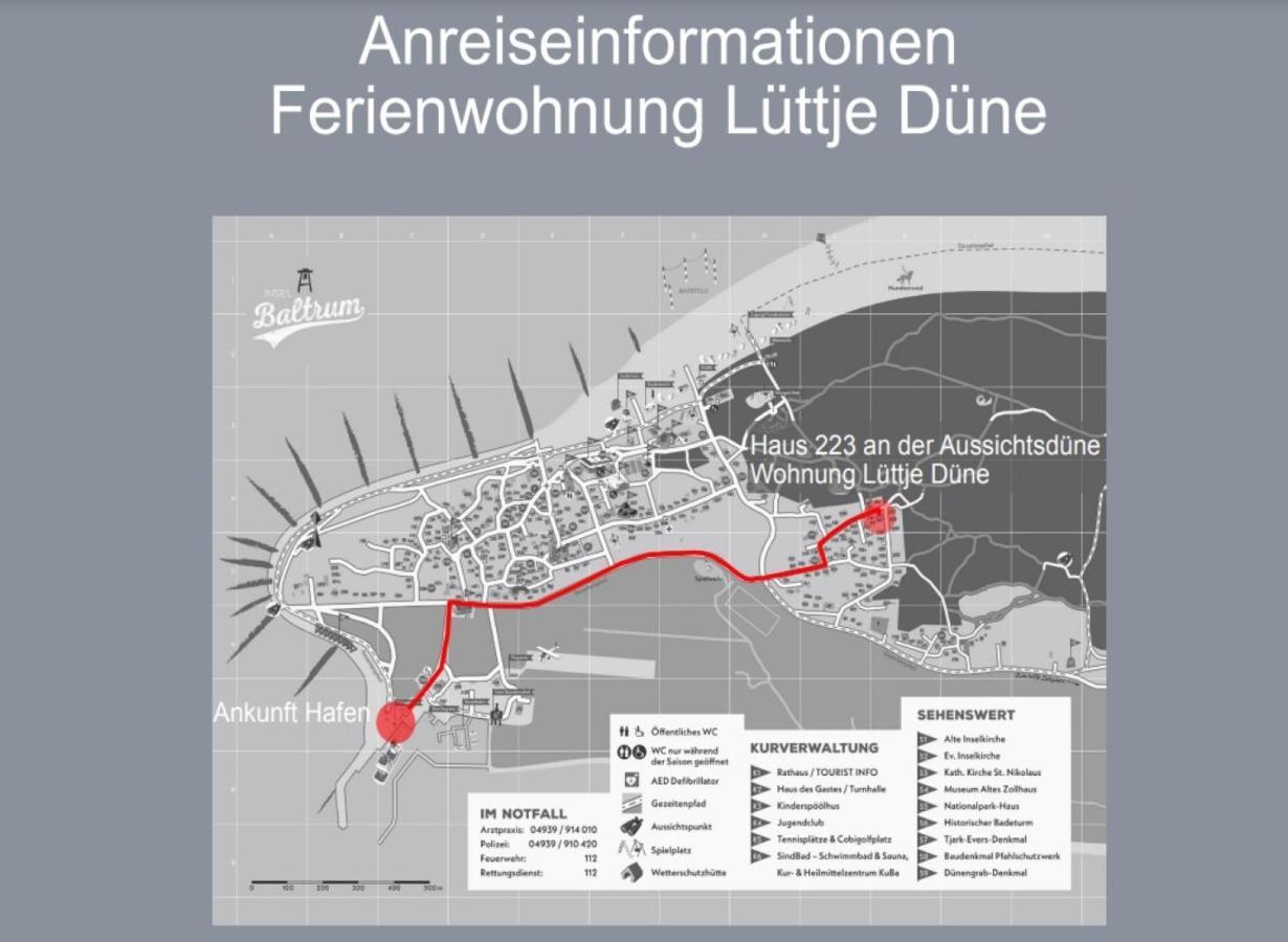 Luettje Duene Lägenhet Baltrum Exteriör bild